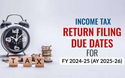 Deadline Alert: ITR Filing Due Dates for FY 2024–25 (AY 2025–26)